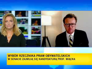Wiącek nie spodobał się „Wolnym Sądom”? „Powinien być dobermanem, będzie łagodnym barankiem” [WIDEO]
