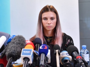 Kryscina Cimanouska już w Warszawie. „Jestem bezpieczna. Dziękuję polskiemu rządowi i wszystkim, którzy mi pomogli”