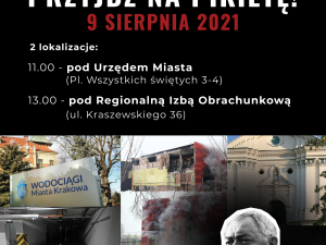 Oddolna inicjatywa mieszkańców „Kraków wolny od Majchrowskiego” zaprasza na pikietę