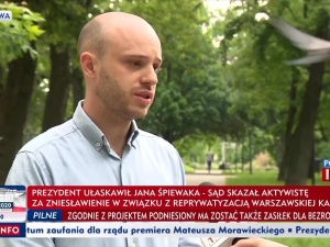 Śpiewak: Prezydent podpisał ustawę, która kończy dziką reprywatyzację. Dziękuję Sebastianowi Kalecie...