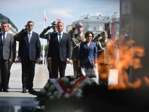Prezydent Duda: Dziękuję za zapowiedź spektakularnego wzmocnienia naszych wojsk pancernych