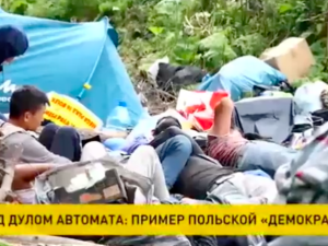 [WIDEO] „Wskaż kto w Polsce powiela taką wersję”. Białoruski materiał propagandowy o sytuacji na granicy z Polską