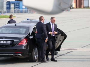 Prezydent przybył do Kijowa. Weźmie udział w obchodach Dnia Niepodległości Ukrainy