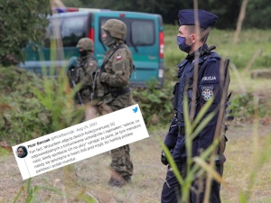 Mendom należy się splunięcie w twarz. Adwokat umieścił zdjęcia Strażników Granicznych w sieci i nawoływał do hejtu