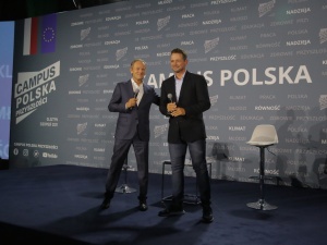 Tam doszło do przekroczenia granicy. Tusk atakuje rząd na Campusie Trzaskowskiego 