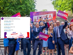 „Takiej geografii będziecie uczyć?”. Wiosna publikuje „mapę” spotkań Nowej Lewicy. Internauci w śmiech