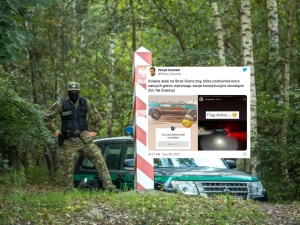 SZOK! Skandaliczne napisy na samochodzie Straży Granicznej. Szef sejmowej komisji nie przebierał w słowach
