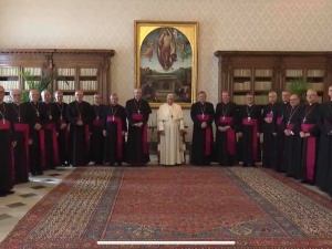 [video] Abp Gądecki po spotkaniu w Papieżem: Wiara Piotra trwa mocno i możemy ze spokojem patrzeć w przyszłość