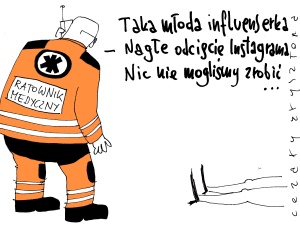 [Nowy rysunek Krysztopy] Nagłe odcięcie Instagrama