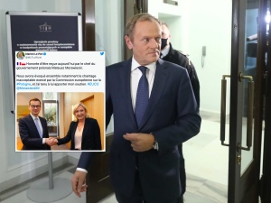 Premier spotkał się z Marine Le Pen. Natychmiastowa reakcja Tuska