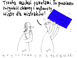[Nowy rysunek Krysztopy] Machać panelami
