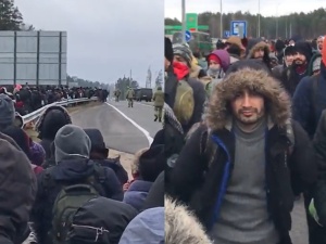 „Nie przejdą!” Rzeka migrantów z Białorusi. Polskie służby na granicy w Kuźnicy „przygotowane na wszelkie okoliczności”