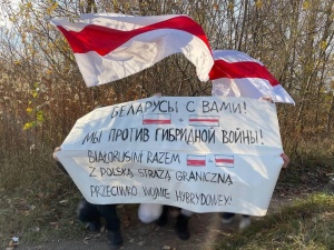 „Białorusini z Polską!” Wyrazy solidarności od Białorusinów z Mińska