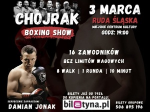 Zapraszamy na Chojrak Boxing Show