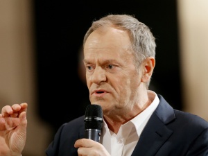 Tusk w Żywcu o „pedofilii Jana Pawła II” [WIDEO]
