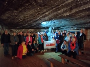 Góralska Solidarność na Drodze Krzyżowej w Kopalni Soli w Bochni