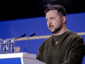 Zełenski: Tutaj w Hadze chcemy zobaczyć Władimira Putina sądzonego za zbrodnie wojenne