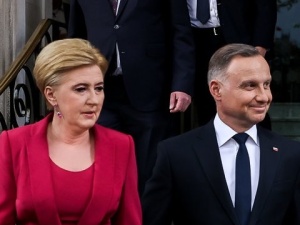 Koronacja Karola III. Tak prezentuje się Agata Kornhauser-Duda