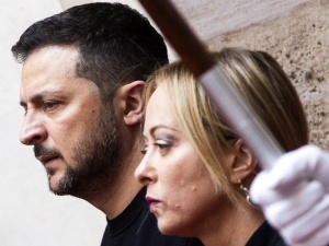 Zełenski we włoskiej telewizji: Nie jestem gotów rozmawiać z Putinem