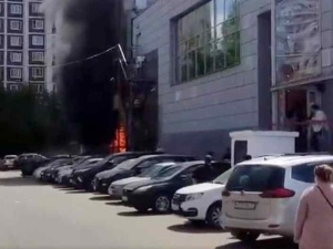 Potężny wybuch w Moskwie. Na nagraniu gęsta chmura dymu