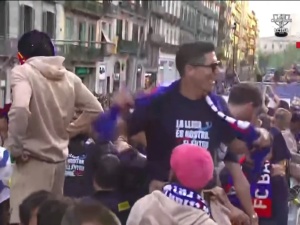 Wielka radość w Barcelonie. Lewandowski dał się ponieść [WIDEO]