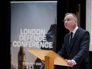 Londyn. Andrzej Duda zdradził priorytety Polski na szczyt NATO w Wilnie