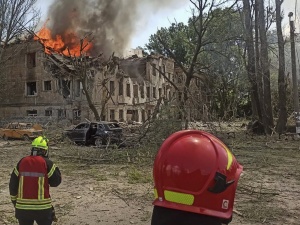 Ukraina: Atak rakietowy na placówkę medyczną na Dnieprze. Są ofiary