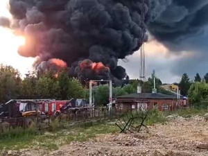 Wielki pożar na Dolnym Śląsku. Czarny dym z wielu kilometrów
