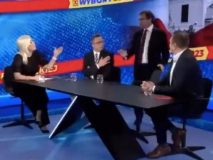 Awantura w programie na żywo. „Jeśli jeszcze raz pan poseł będzie tak niegrzeczny, to ja mogę wyjść” [WIDEO]