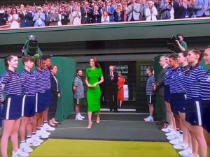 Gafa księżnej Kate podczas finału Wimbledonu. Internauci dostrzegli jeden szczegół 