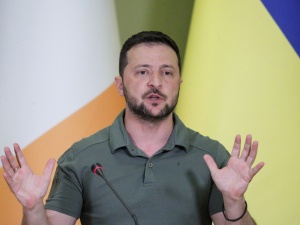 Zełenski: 60 tys. ton zniszczonej w rosyjskim ataku żywności miało trafić do Chin