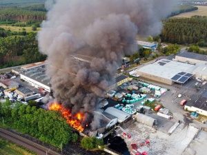 Ogromny pożar w Zielonej Górze. Są wyniki badań powietrza