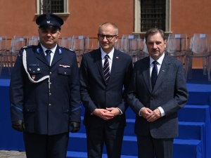 Dzięki wam cieszymy się bezpiecznym krajem. Piotr Duda gościem Centralnych Obchodów Święta Policji