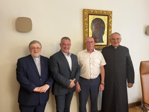 Przewodniczący bydgoskiej Solidarności spotkał się z biskupem Krzysztofem Włodarczykiem