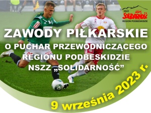 Zaproszenie na zawody piłkarskie o Puchar Przewodniczącego Regionu Podbeskidzie