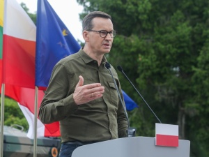 Morawiecki: Granica Polski i Litwy z Białorusią to dziś szaniec, na którym bronimy wolności