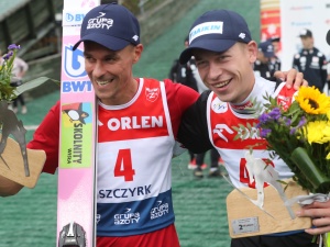Piotr Żyła wygrywa w Szczyrku