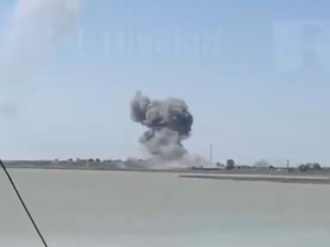 Atak rakietowy na most Czonharski na Krymie. Rosja oskarża Ukrainę [WIDEO]