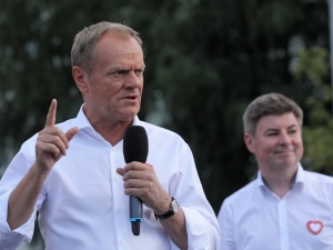 Prezes PiS ogłosił pierwsze pytanie referendalne. Tak zareagował Tusk