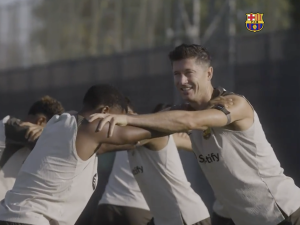 Nagranie z Robertem Lewandowskim prawdziwym hitem [WIDEO]