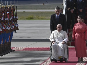 Papież przybył do Mongolii