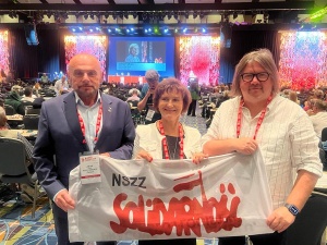 Solidarność na VI Światowym Kongresie Uni Global UNION i w Departamencie Stanu USA