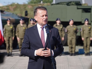 Atak na biuro poselskie Mariusza Błaszczaka. Sprawą zajmuje się policja