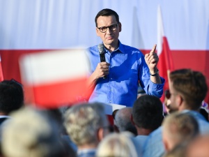 Premier Morawiecki: Nie pozwólmy, by ta banda nierobów wróciła do władzy