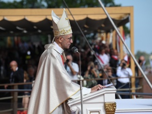 41. Pielgrzymka Ludzi Pracy. Abp Adrian Galbas SAC:  Przebaczenie jest jak olej, bez którego pracujący silnik stanie w płomieniach