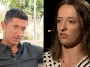 Świątek zapytana o Lewandowskiego. Nie kryła zaskoczenia 