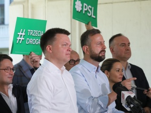 Wyciekło zdjęcie kandydata Trzeciej Drogi wykonującego gest sieg heil
