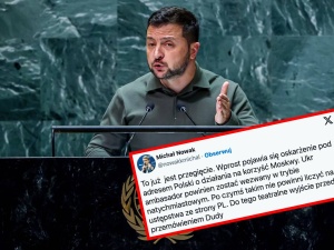 Zełenski nazwał nas sojusznikiem Rosji.. Burza w sieci po słowach prezydenta Ukrainy