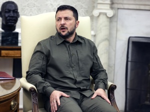 „Nie trzeba robić politycznego koncertu”. Zełenski poucza ws. zboża