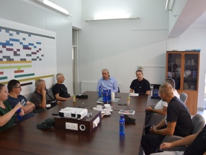 Przewodniczący podlaskiej Solidarności z wizytą w Polmos Białystok